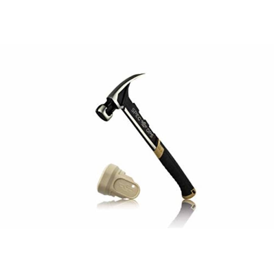Spec Ops SPEC-M22CF-S Tools Framing Hammer, 22 oz, Rip Claw, Milled Face, Soft Mallet Face, for $27 Spec Ops SPEC-M22CF-S Tools Framing Hammer, 22 oz, Rip Claw, Milled Face, Soft Mallet Face, for $27