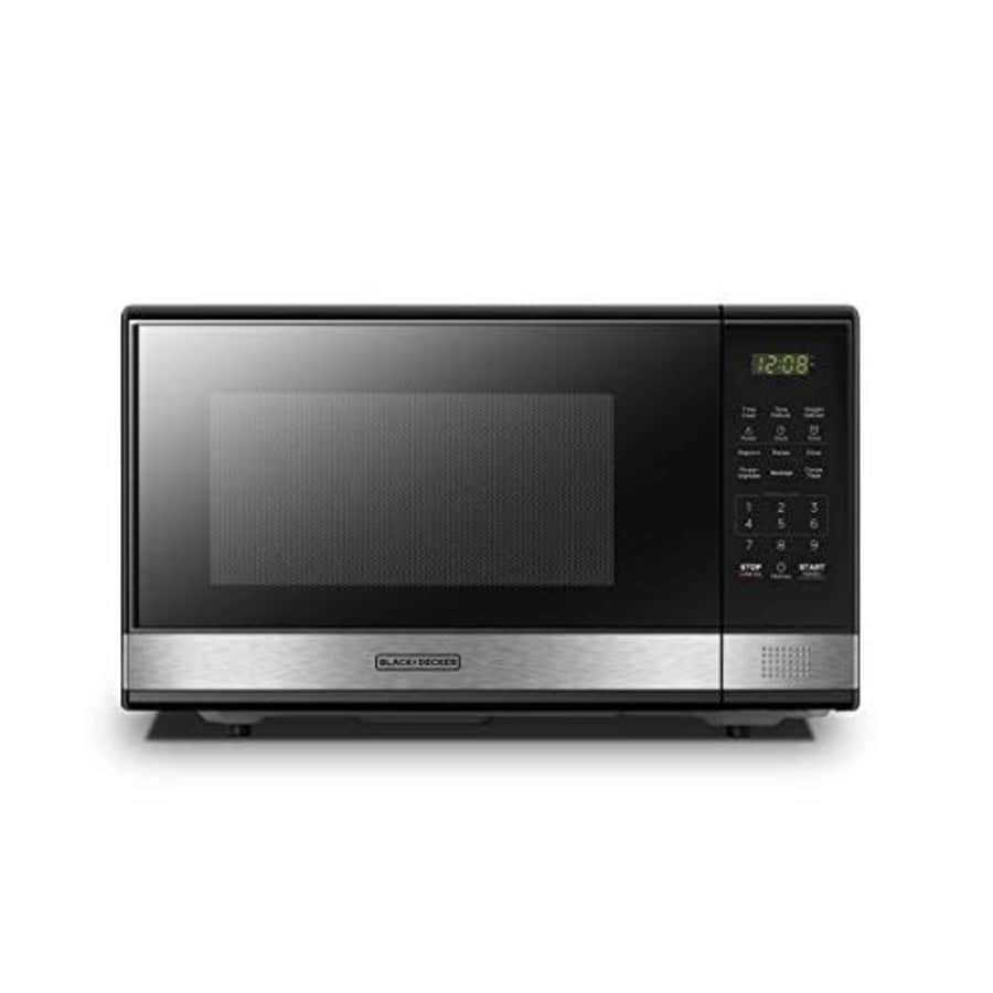 Black + Decker BLACK+DECKER EM031MB11 Digital Microwave Oven with Turntable Push-Button Door,Child Safety for $109 Black + Decker BLACK+DECKER EM031MB11 Digital Microwave Oven with Turntable Push-Button Door,Child Safety for $109