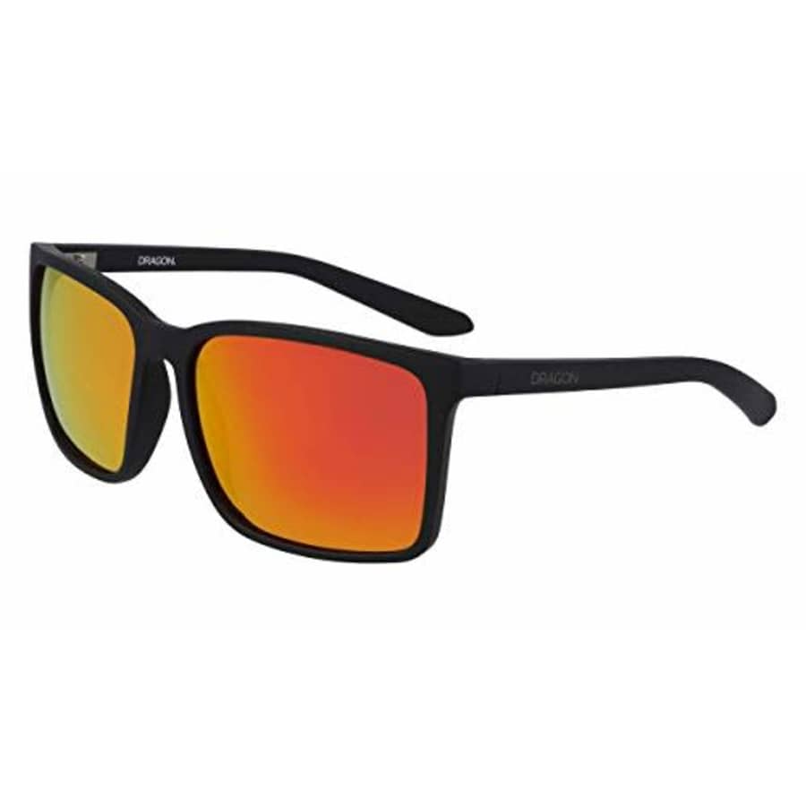 Dragon Men's Montage Sunglasses, Matte Black/Orange Ion, 60 mm for $60