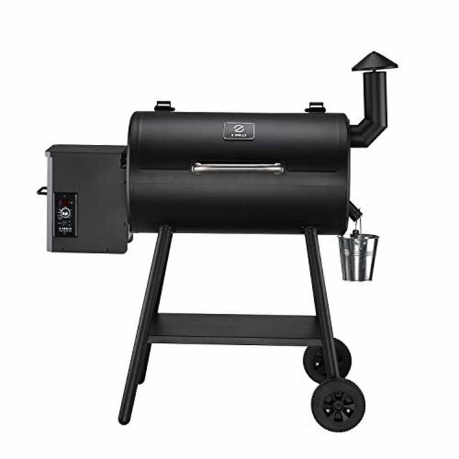 Z GRILLS 550SQ.in Wood Pellet Grill New Model (ZPG-5502H) for $404