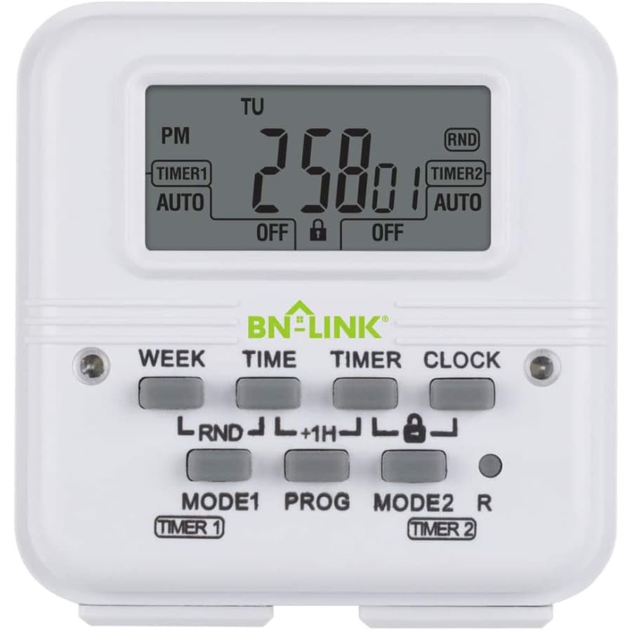 BN-LINK 7-Day Digital Programmable Timer Outlet for $16