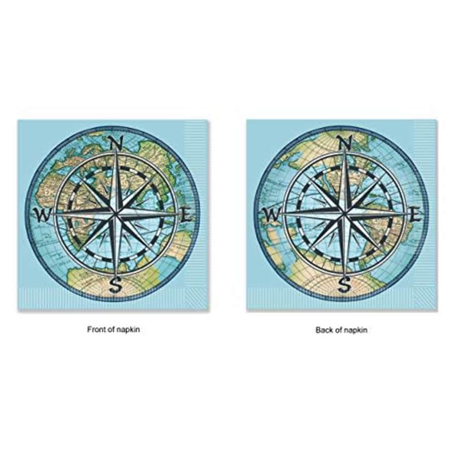 Beistle Bon Voyage Lunch Napkins 32 Piece World Traveler Party Supplies Going Away Retirement for $10 Beistle Bon Voyage Lunch Napkins 32 Piece World Traveler Party Supplies Going Away Retirement for $10