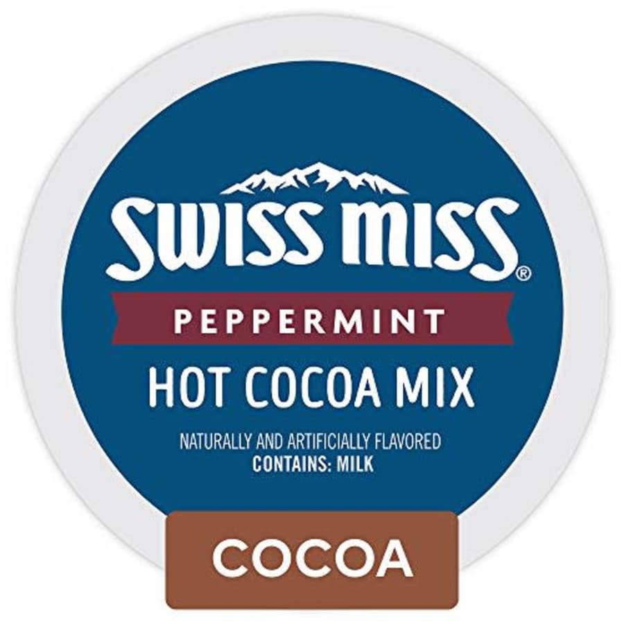 Swiss Miss Peppermint Hot Cocoa Single Serve Keurig K-Cup Pods, 12 Count for $22