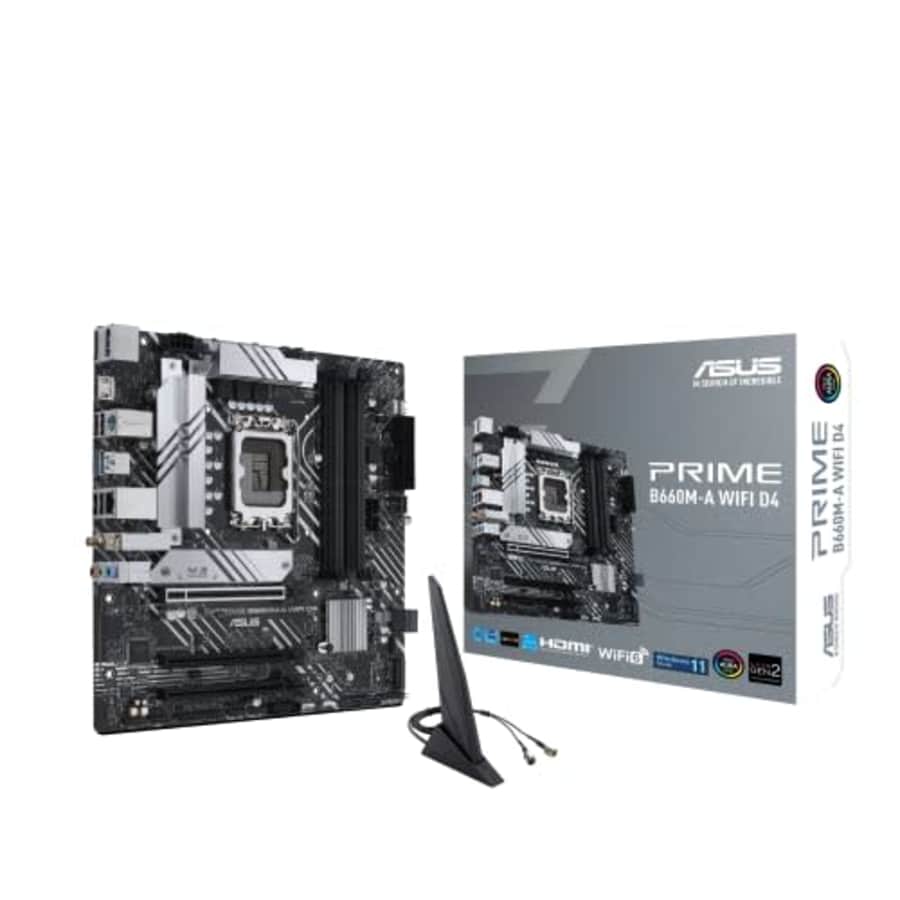 ASUS Prime B660M-A WiFi D4 Intel LGA 1700 Micro ATX DDR4 Motherboard for $179