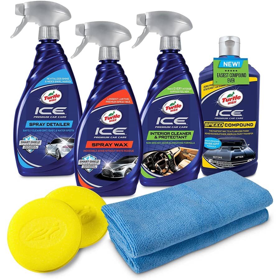 Turtle Wax 8-Piece Complete ICE Premium Car Care Kit for $27 Turtle Wax 8-Piece Complete ICE Premium Car Care Kit for $27