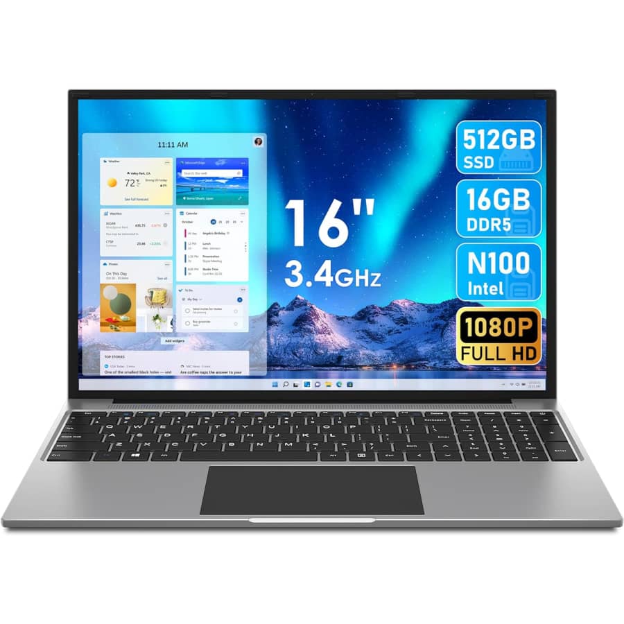 Jumper Intel N100 16" Laptop w/ 16GB RAM for $300 Jumper Intel N100 16" Laptop w/ 16GB RAM for $300
