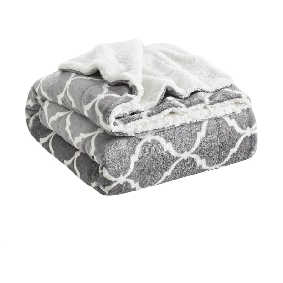Comfort Spaces Reversible Throw Blanket for $9