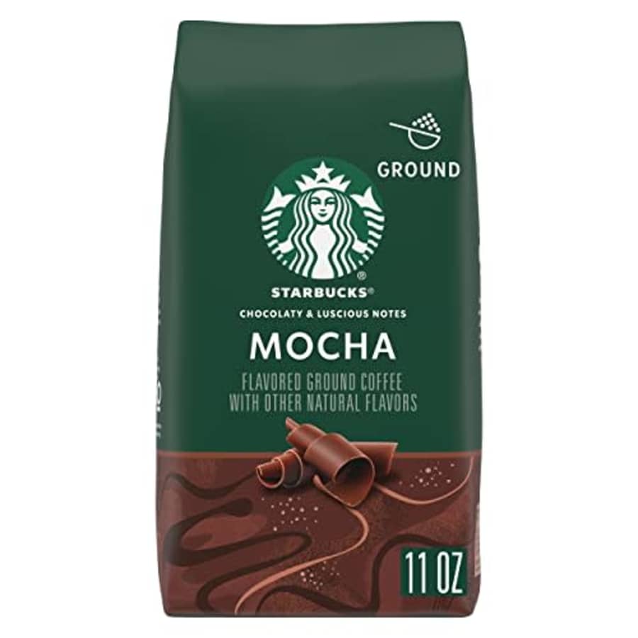 Starbucks Flavored Ground Coffee Mocha No Artificial Flavors 1 bag (11 oz) for $7 Starbucks Flavored Ground Coffee Mocha No Artificial Flavors 1 bag (11 oz) for $7
