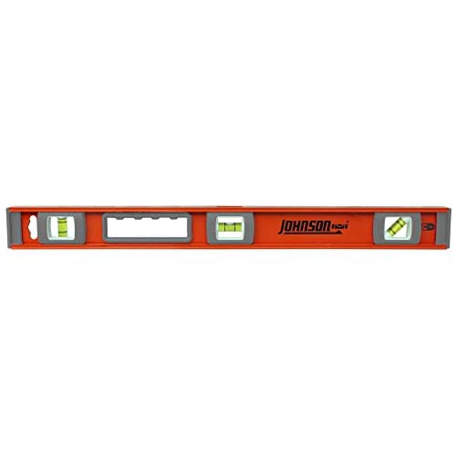 Johnson & Johnson Johnson 1234-2400 Magnetic I-Beam Level, Heavy-Duty Aluminum, 24-In. - Quantity 1 for $30