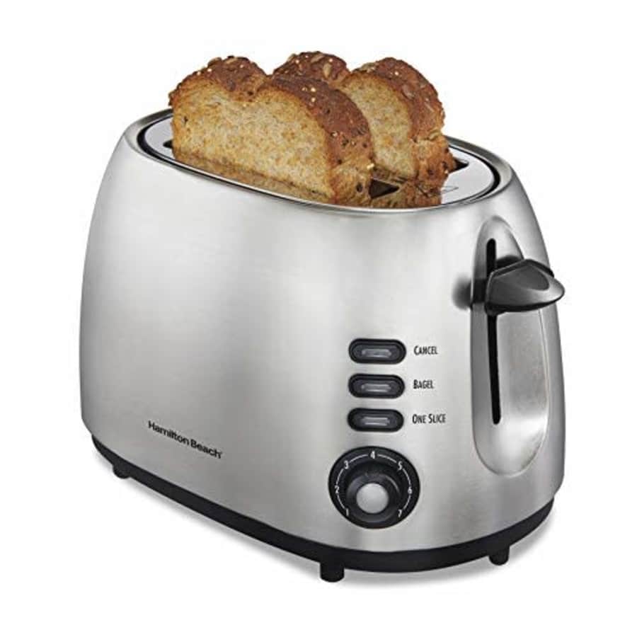 Hamilton Beach 2 Slice Extra-Wide Slot Toaster with Sure-Toast Technology, Shade Selector, Bagel for $35 Hamilton Beach 2 Slice Extra-Wide Slot Toaster with Sure-Toast Technology, Shade Selector, Bagel for $35