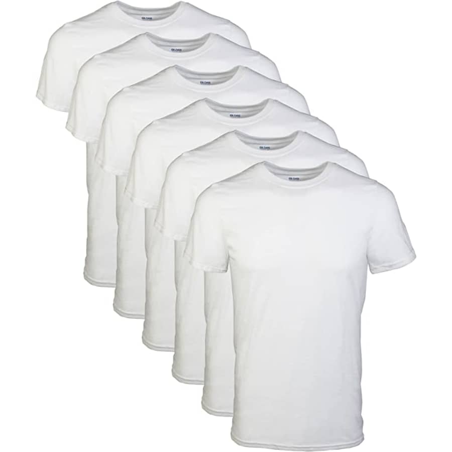 Gildan Men's Crew Neck T-Shirt 5-Pack for $19 Gildan Men's Crew Neck T-Shirt 5-Pack for $19