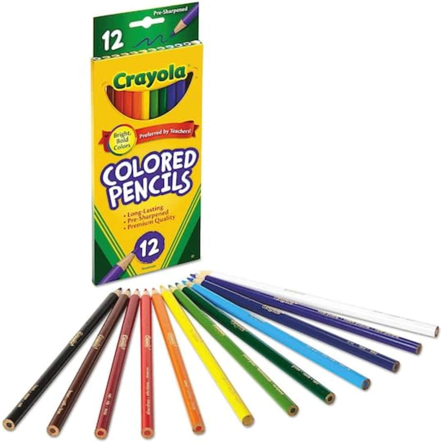Crayola Pre-Sharpened Colored Pencils 12-Pack w/ Sharpener for $1 Crayola Pre-Sharpened Colored Pencils 12-Pack w/ Sharpener for $1
