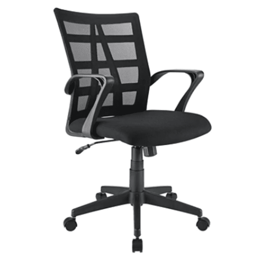 Brenton Studio Jaxby Mesh/Fabric Mid-Back Task Chair for $120 Brenton Studio Jaxby Mesh/Fabric Mid-Back Task Chair for $120