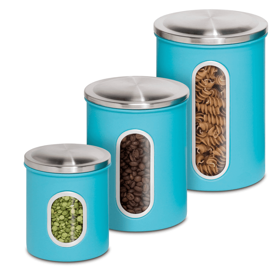 Honey Can Do 3-Piece Nested Kitchen Storage Canister Set for $6