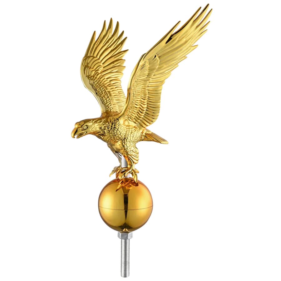 14" Eagle Flagpole Topper for $33