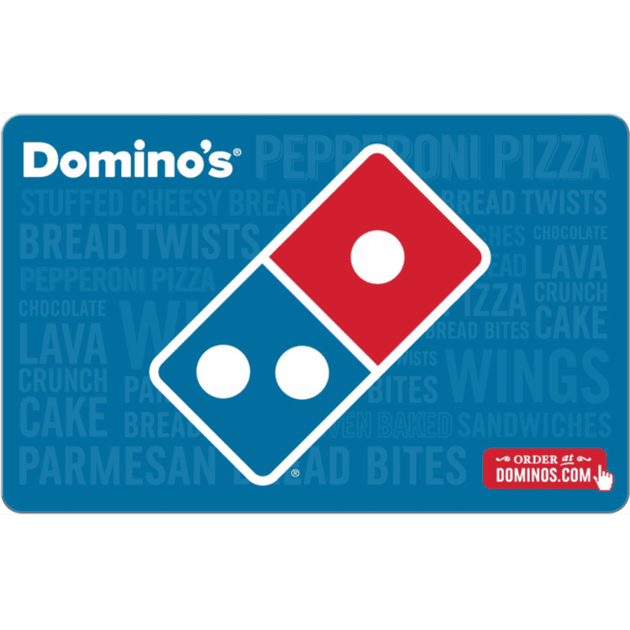$25 Domino's Pizza Gift Card: $20