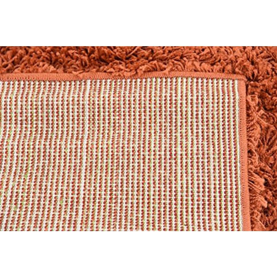 Unique Loom Solo Solid Shag Collection Modern Plush Area Rug, 4' x 6', Terracotta for $39 Unique Loom Solo Solid Shag Collection Modern Plush Area Rug, 4' x 6', Terracotta for $39