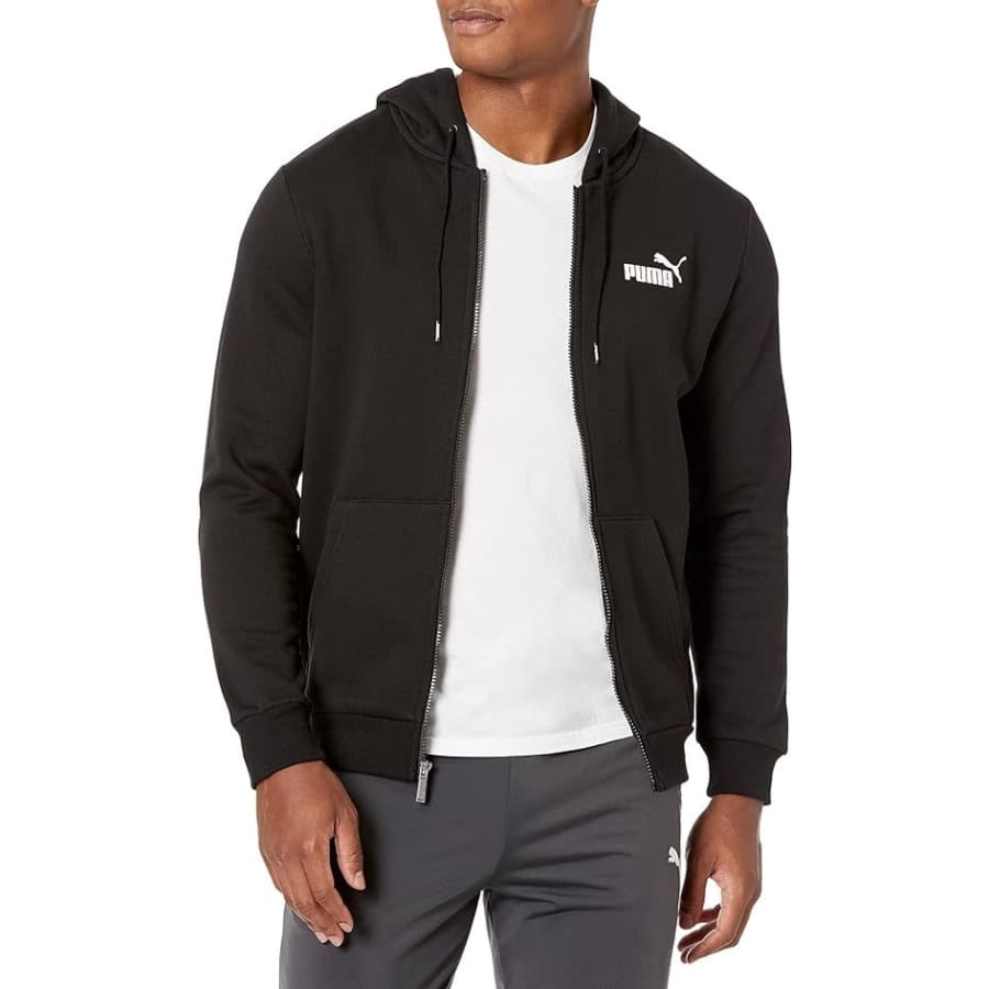 PUMA Men's Essentials Full Zip Fleece Hoodie for $20 PUMA Men's Essentials Full Zip Fleece Hoodie for $20