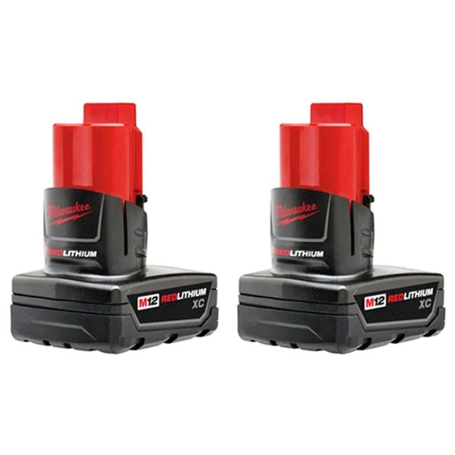 Milwaukee M12 RedLithium XC 12V 3Ah Li-ion Battery 2-Pack for $129 + free tool