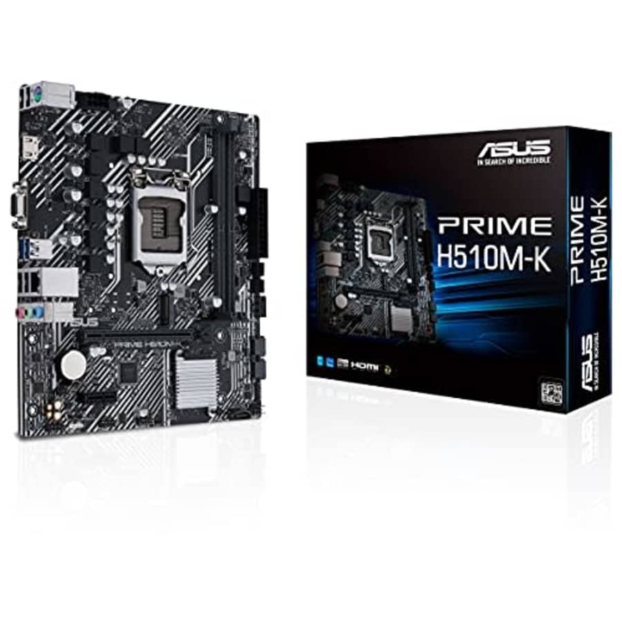 ASUS Prime H510M-K Intel H510 LGA 1200 Micro ATX Motherboard for $90 ASUS Prime H510M-K Intel H510 LGA 1200 Micro ATX Motherboard for $90