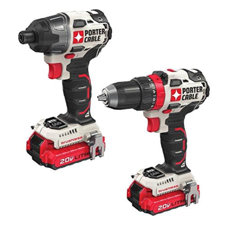 Porter-Cable 20V Max Li-ion Cordless Drill Driver and Impact Drill Combo Kit for $301 Porter-Cable 20V Max Li-ion Cordless Drill Driver and Impact Drill Combo Kit for $301