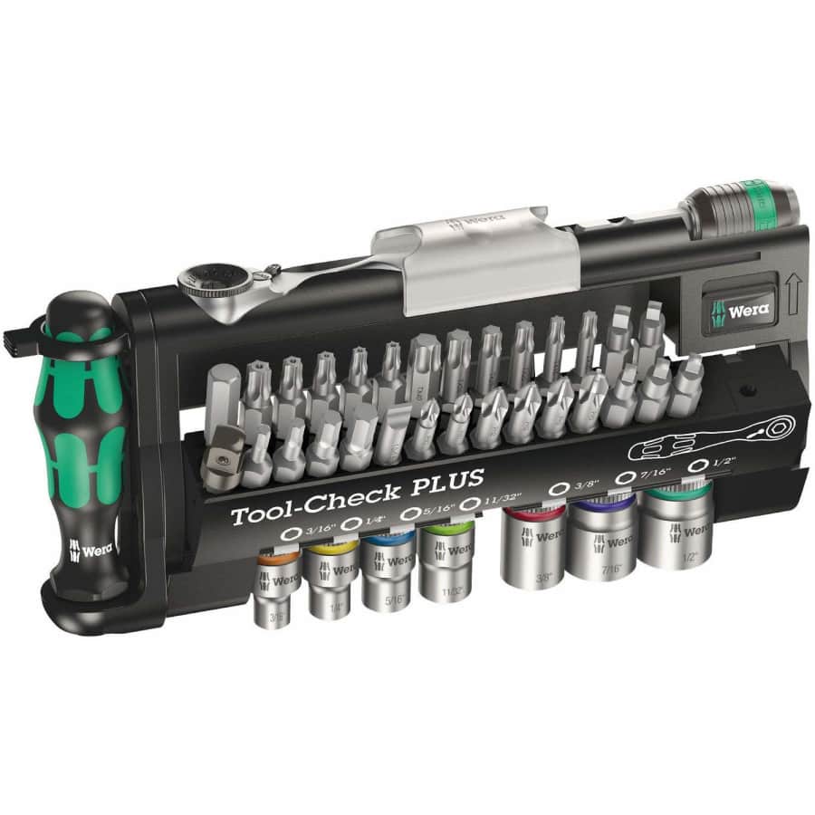 Wera 39-Piece Metric Tool-Check Plus Bit Ratchet Set for $75