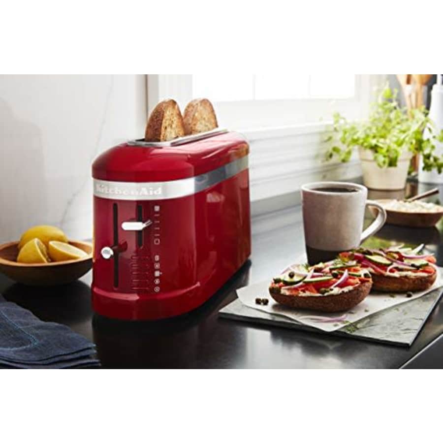 KitchenAid KMT3115ER 2 Slice Long Slot High-Lift Lever Toaster, Empire Red for $100