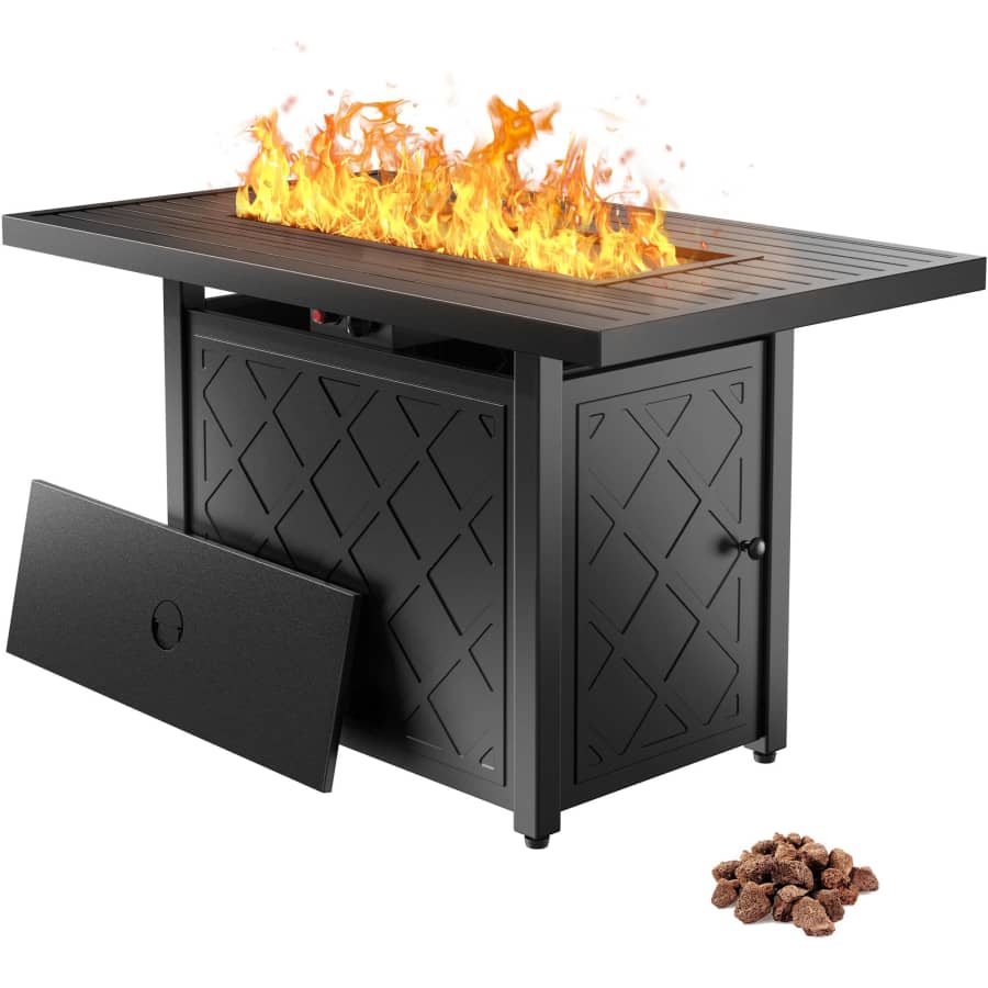 Yita Home 53" Propane Fire Pit Table for $122 Yita Home 53" Propane Fire Pit Table for $122