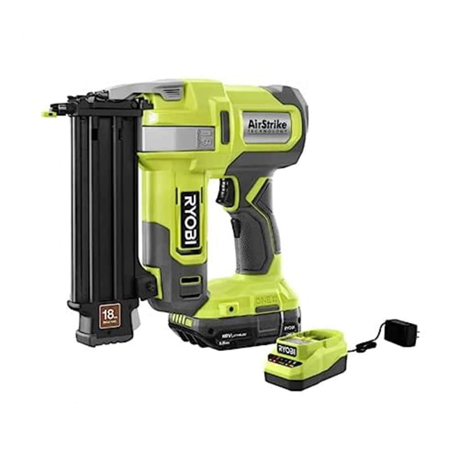 RYOBI 18V ONE+ AirStrike 18GA Brad Nailer Kit (Bulk Packaged) P321K for $179 RYOBI 18V ONE+ AirStrike 18GA Brad Nailer Kit (Bulk Packaged) P321K for $179