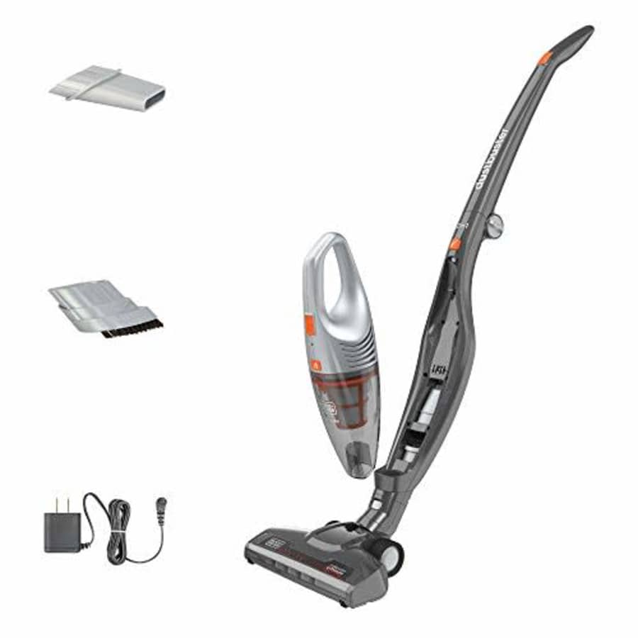 BLACK+DECKER POWERSERIES Cordless Stick Vacuum Cleaner & Hand Vac, 2-in-1, Titanium Gray (HSVB420J) for $102 BLACK+DECKER POWERSERIES Cordless Stick Vacuum Cleaner & Hand Vac, 2-in-1, Titanium Gray (HSVB420J) for $102