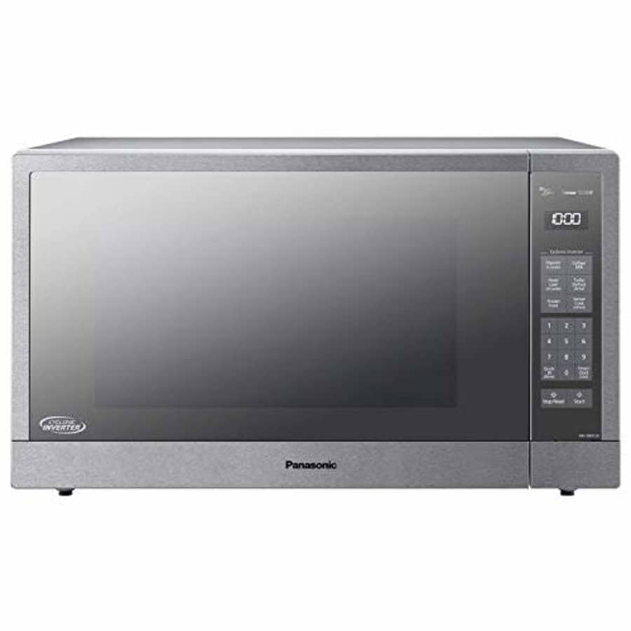 Panasonic Microwave Oven, Stainless Steel Countertop/Built-In Cyclonic Wave with Inverter for $195 Panasonic Microwave Oven, Stainless Steel Countertop/Built-In Cyclonic Wave with Inverter for $195