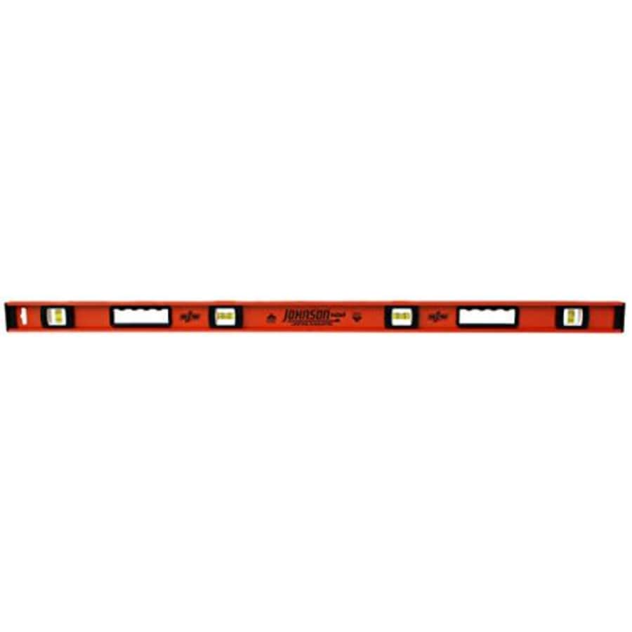 Johnson & Johnson Johnson Level & Tool 1253-4800 Heavy Duty I-Beam Aluminum Level, 48", Orange, 1 Level for $52