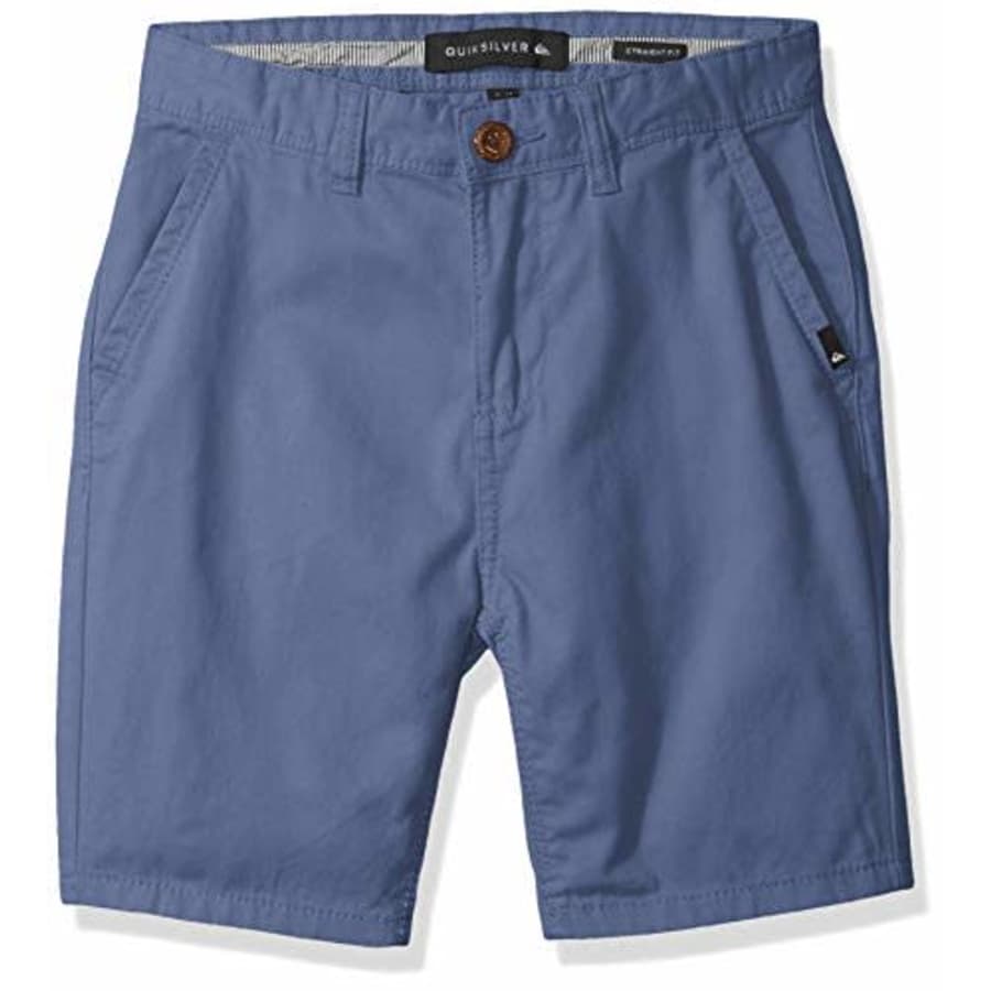 Quiksilver Boys' Big Everyday Chino Light Shorts Youth, Bijou Blue, 30/16 for $13