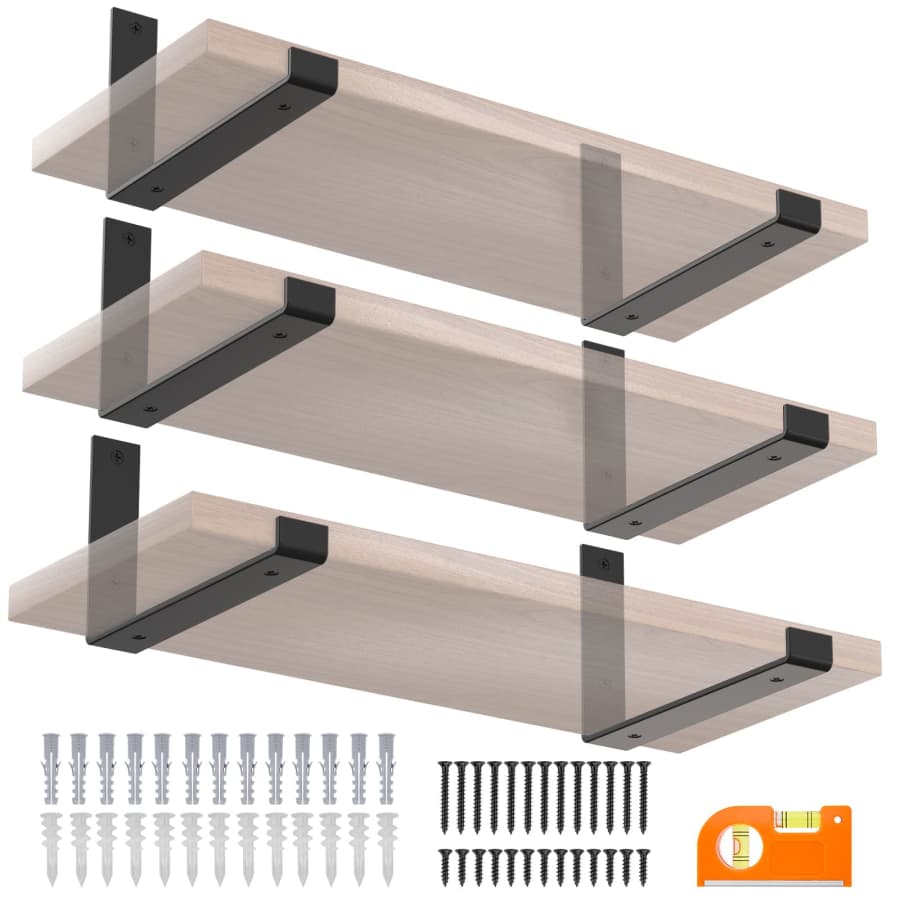 Ticonn 12" Shelf Bracket 6-Pack for $35 Ticonn 12" Shelf Bracket 6-Pack for $35
