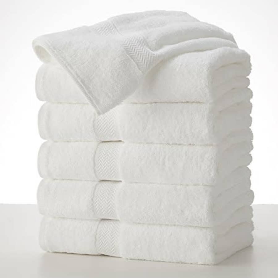 COMMERCIAL PREMIUM 6 PIECE BATH TOWEL SET BY MARTEX - 6 Bath Towels, Home, Business, Shower, Tub, for $46