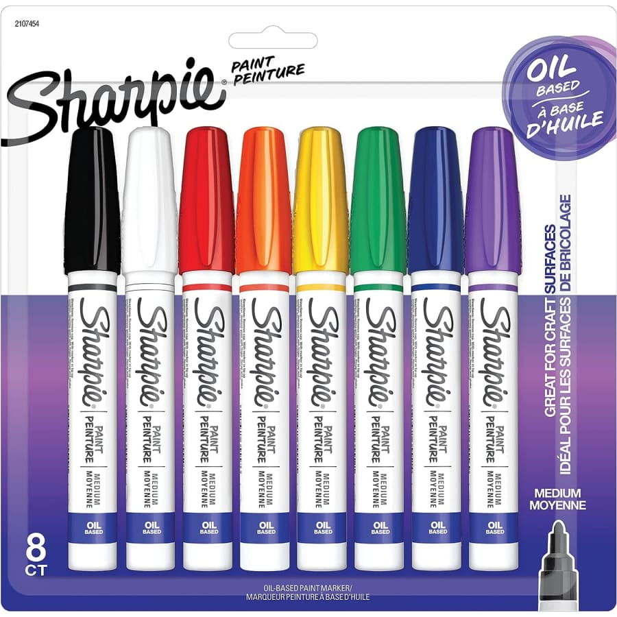 Sharpie Oil-Based Medium Point Paint Markers 8-Pack for $22