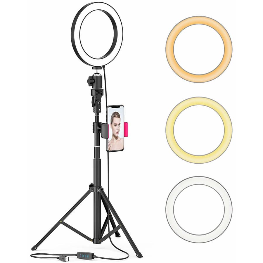 Aptoyu 8" LED Selfie Ring Light for $8 Aptoyu 8" LED Selfie Ring Light for $8