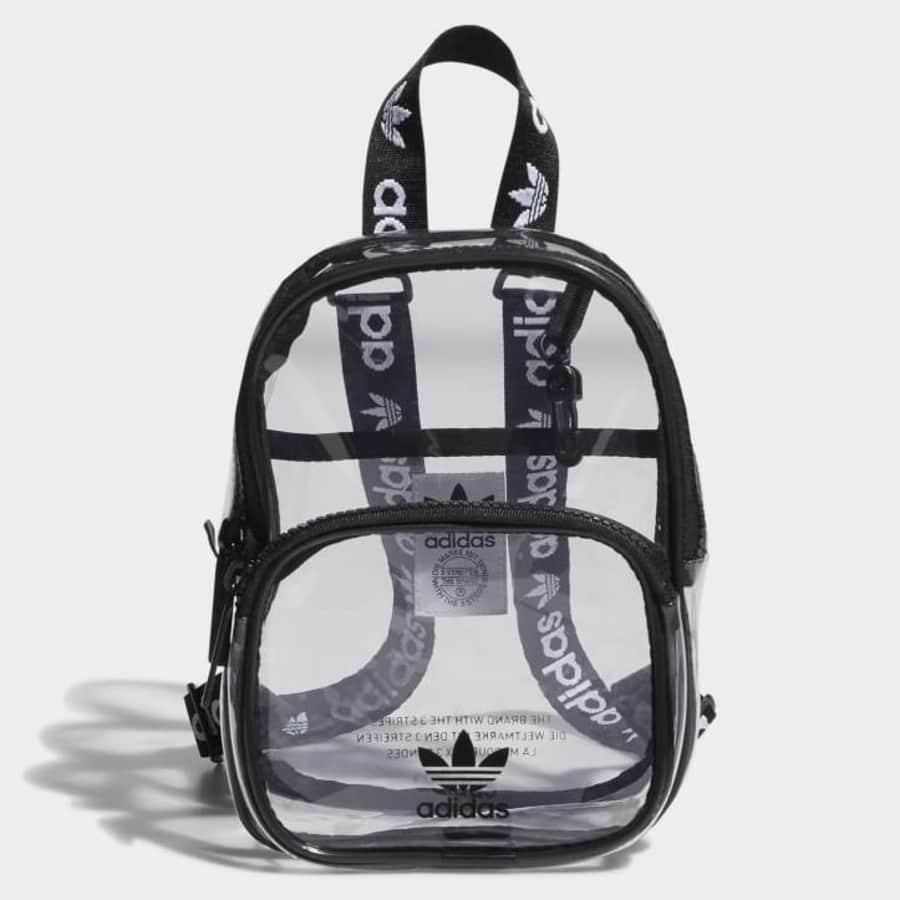 adidas Clear Mini Backpack for $23