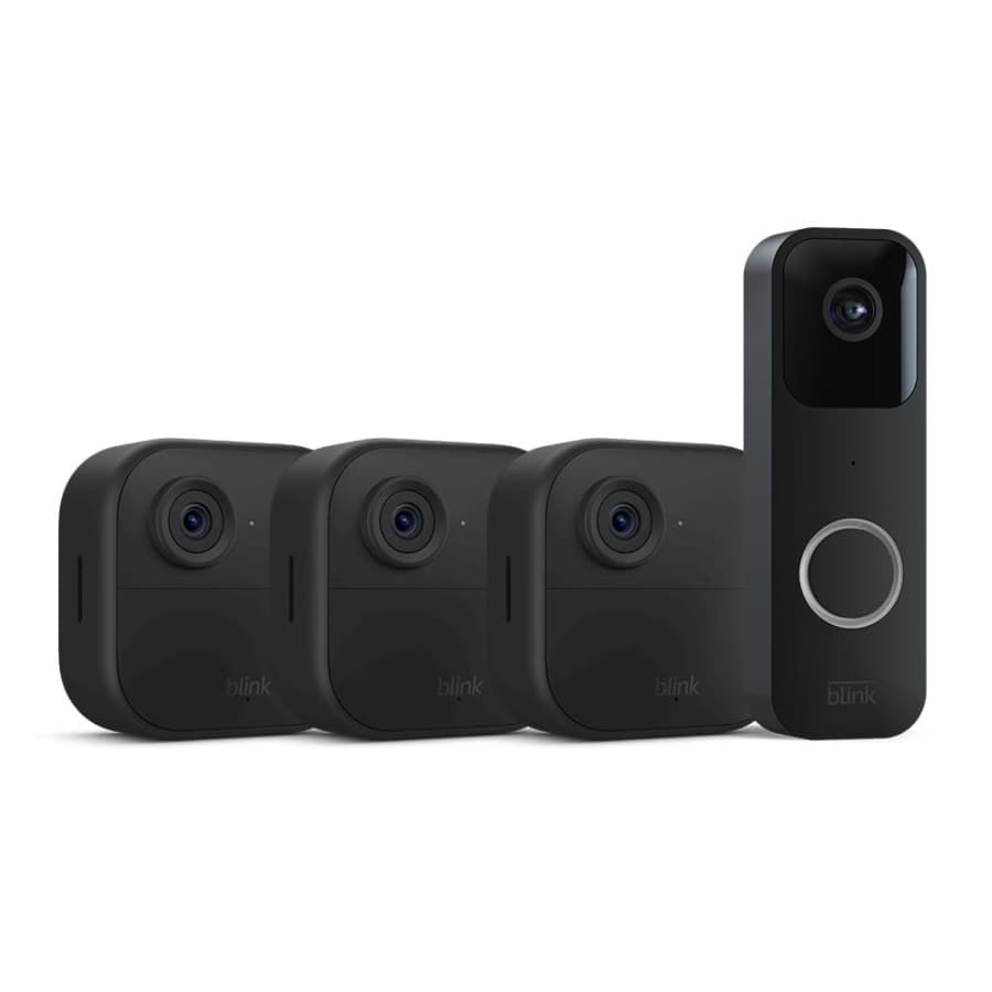 Blink Video Doorbell w/ 3 Outdoor 4 Cameras and Sync Module for $182 Blink Video Doorbell w/ 3 Outdoor 4 Cameras and Sync Module for $182