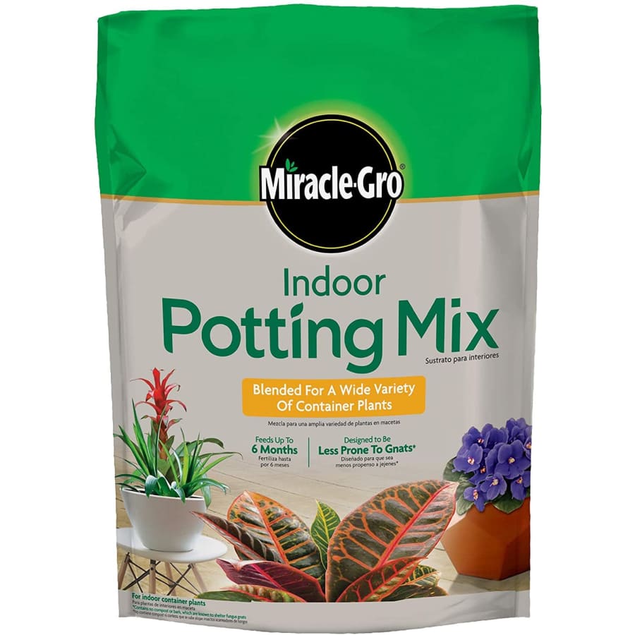 Miracle-Gro 6-Quart Indoor Potting Mix 2-Pack for $13