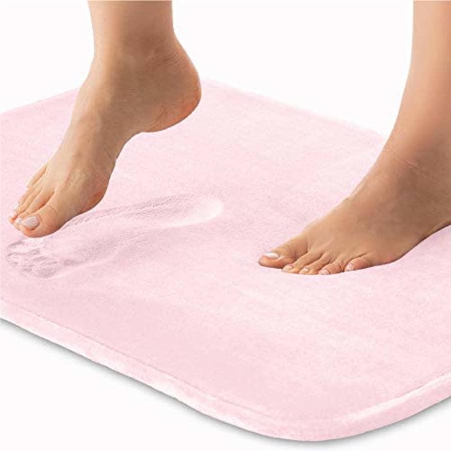 Gorilla Grip Thick Memory Foam Bath Rug, Soft Absorbent Luxury Mats, 60x17, Plush Velvet Topside, for $20 Gorilla Grip Thick Memory Foam Bath Rug, Soft Absorbent Luxury Mats, 60x17, Plush Velvet Topside, for $20