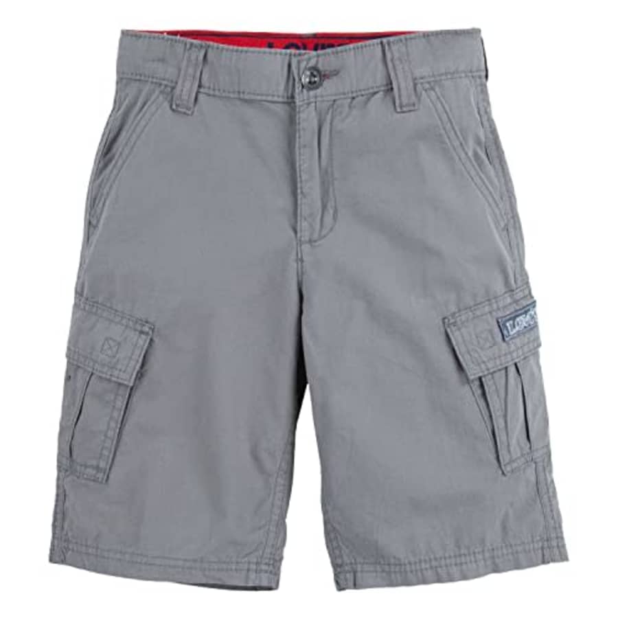 Levi's Boys' Cargo Shorts, Steel Grey, 7 for $25