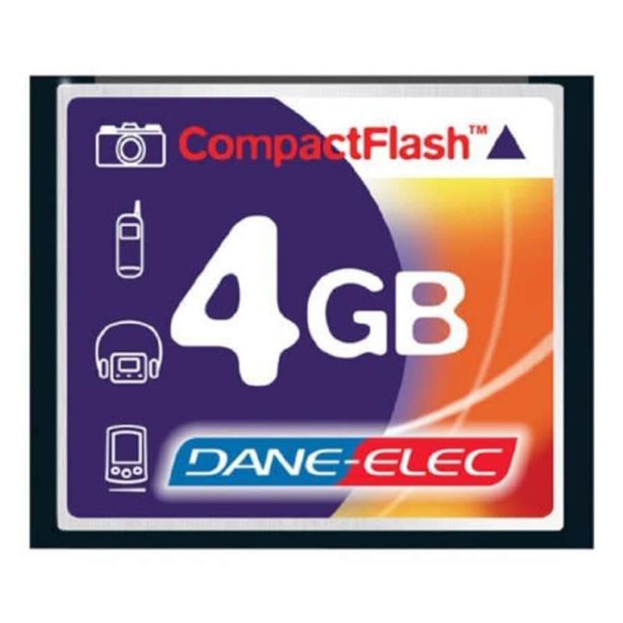 Dane Elec Canon EOS Rebel XTi Digital Camera Memory Card 4GB CompactFlash Memory Card for $17
