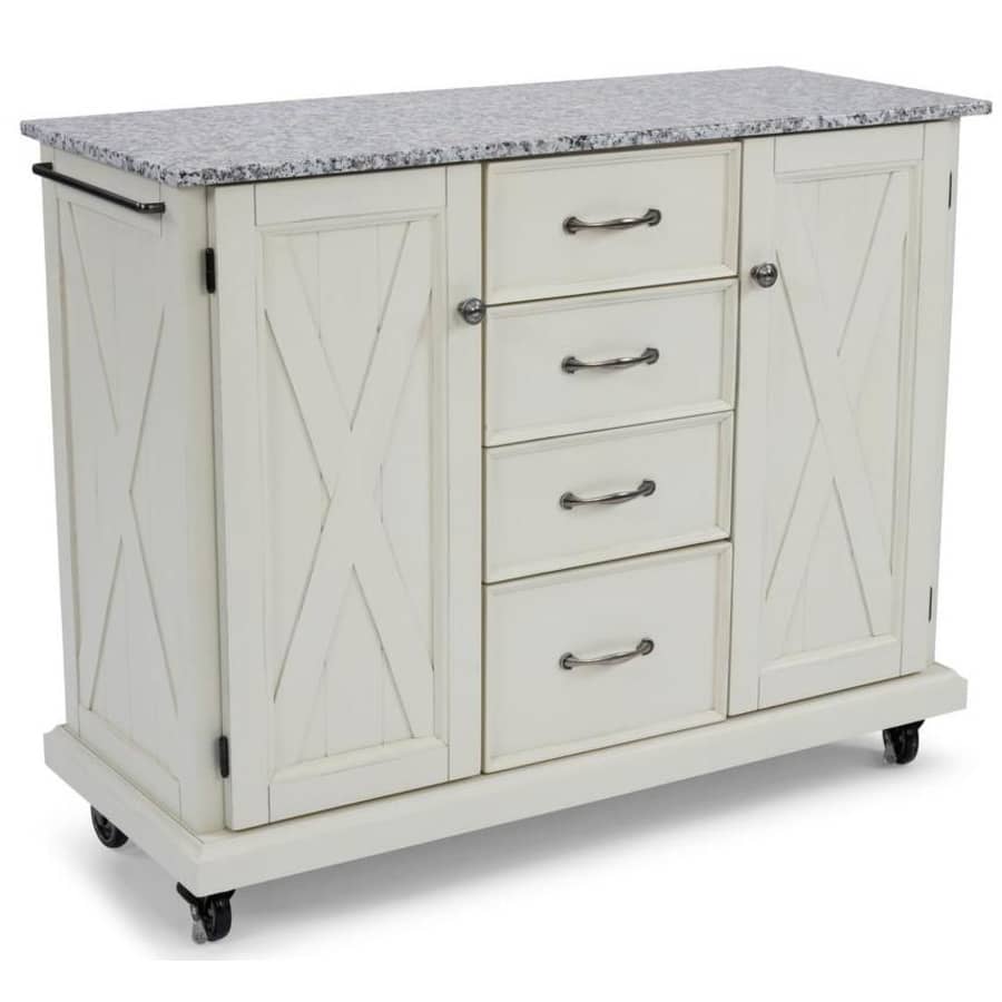 HomeStyles Seaside Kitchen Cart w/ Natural Granite Top for $562 HomeStyles Seaside Kitchen Cart w/ Natural Granite Top for $562