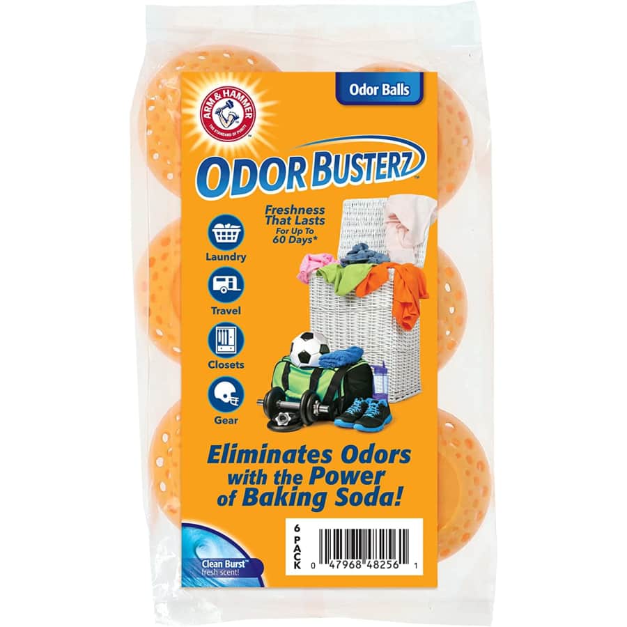 Arm & Hammer Odor Busterz Balls 6-Pack for $12 Arm & Hammer Odor Busterz Balls 6-Pack for $12