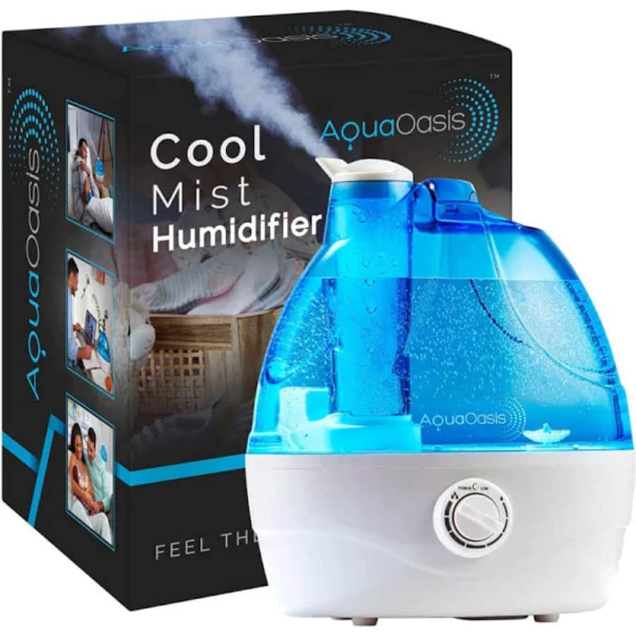 AquaOasis Cool Mist Humidifier for $30