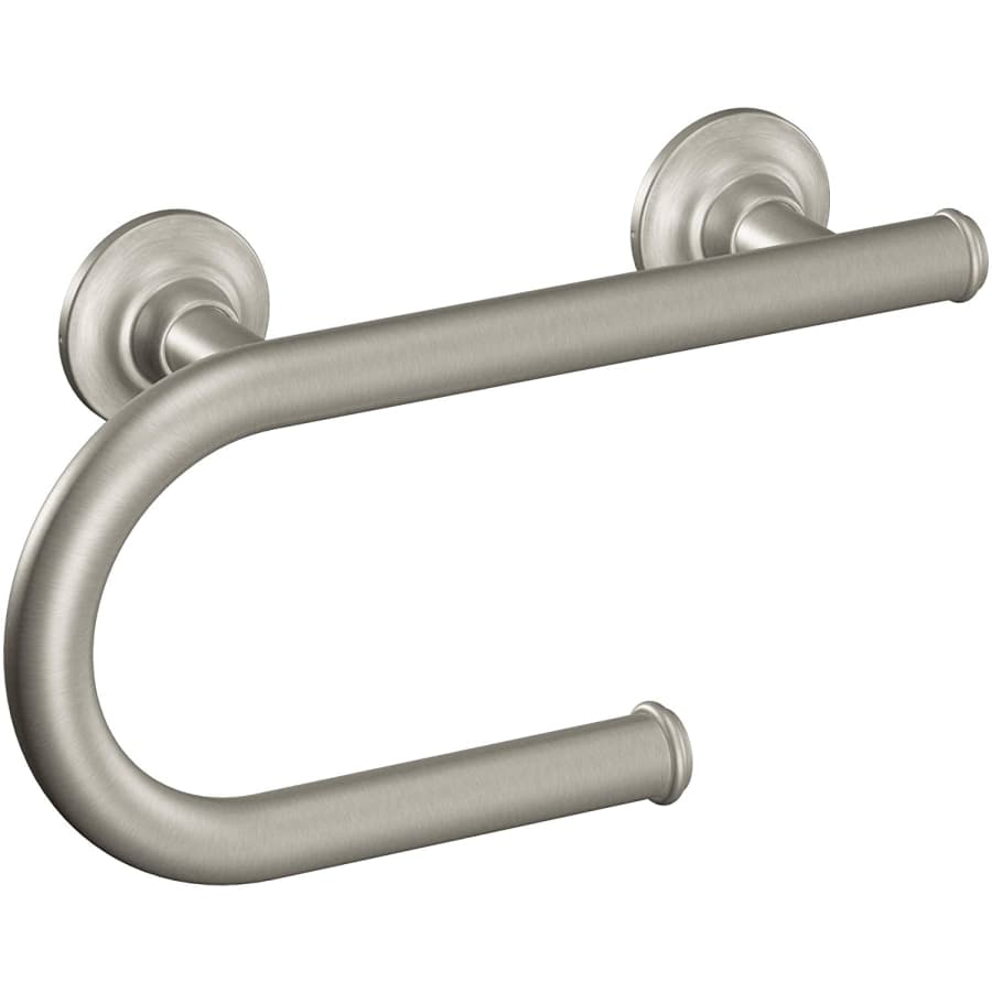 Moen Home Care 8" Grab Bar w/ Integrated Toilet Paper Holder for $44