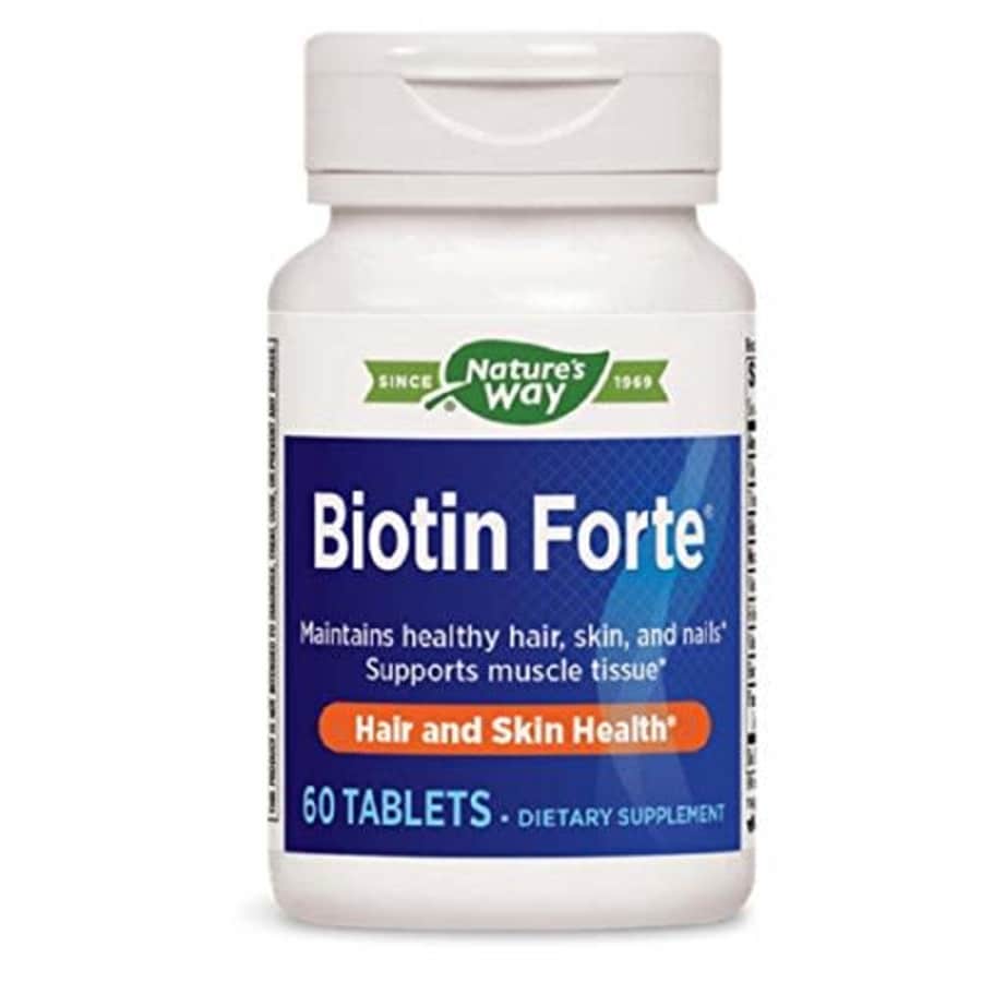 Nature's Way Biotin Forte, 5mg, Tablets, 60 ea for $10 Nature's Way Biotin Forte, 5mg, Tablets, 60 ea for $10