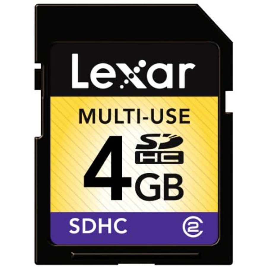 Lexar Professional 4GB Class 4 SDHC Flash Memory Card for $11