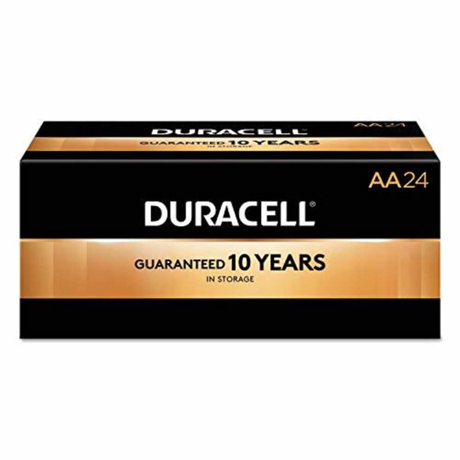 Duracell CopperTop Alkaline Batteries with Duralock Power Preserve Technology, AA, 144/CT, Sold as 1 Carton, for $168